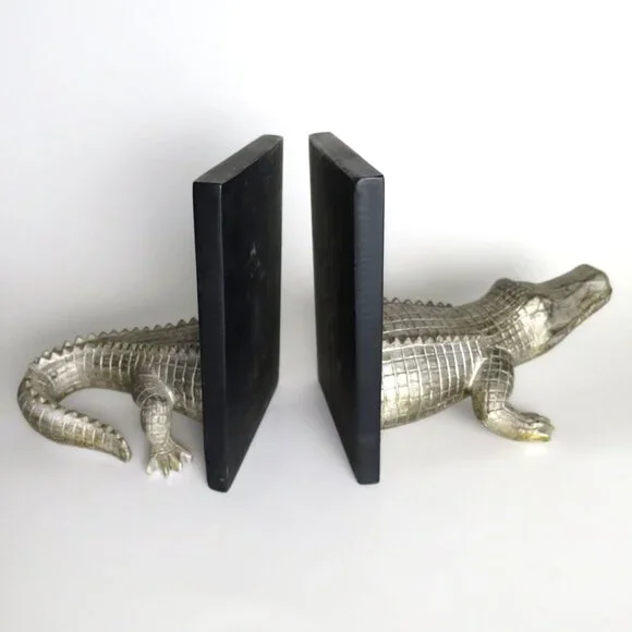 Alligator / Crocodile Bookends - Picture 3 of 9